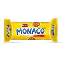 Parle Monaco Salty Snack Biscuits 63g pack available on Worldfoodhub – light, crispy, and salty snack option