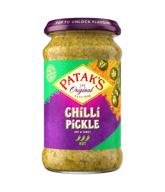 Patak's Chilli Pickle 250ml – Authentic Indian Spicy Pickle | Buy Online at WorldFoodHub