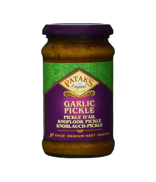 Buy Patak's Garlic Pickle Online – Authentic Indian Spiced Condiment | Worldfoodhub