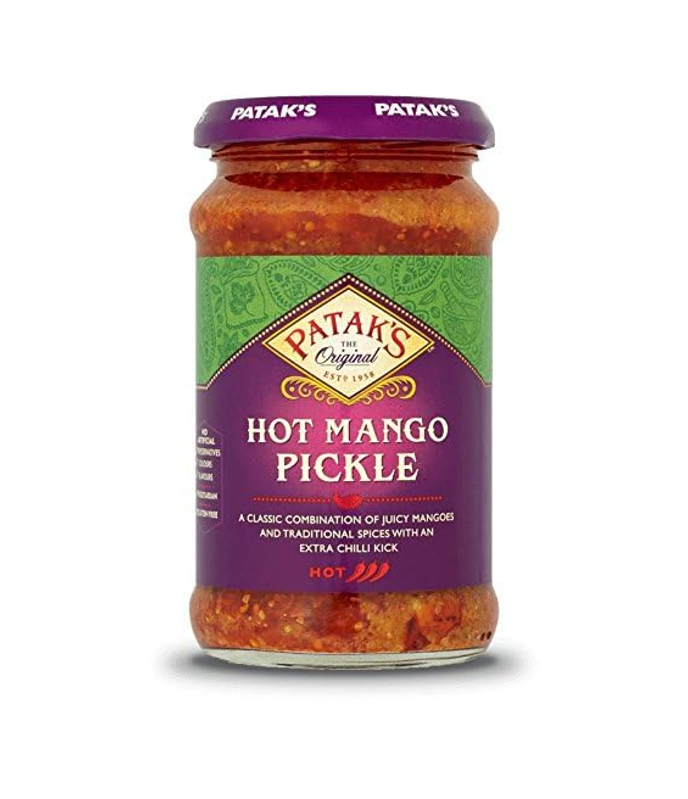 Buy Patak's Mango Pickle Extra Hot 283ml Online – Authentic Indian Spicy Pickle at WorldFoodHub