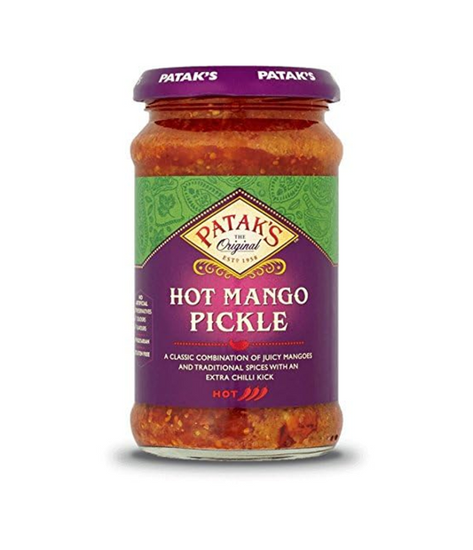  Buy Patak's Mango Pickle Extra Hot 283ml Online – Authentic Indian Spicy Pickle at WorldFoodHub