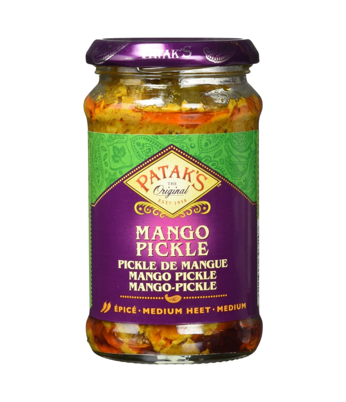 Buy Patak's Mango Pickle Medium Hot 250g – Authentic Indian Pickle at WorldFoodHub