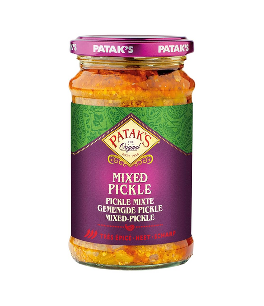 Patak’s Mixed Pickle 250ml – Authentic Indian Pickle | Buy Online at Worldfoodhub