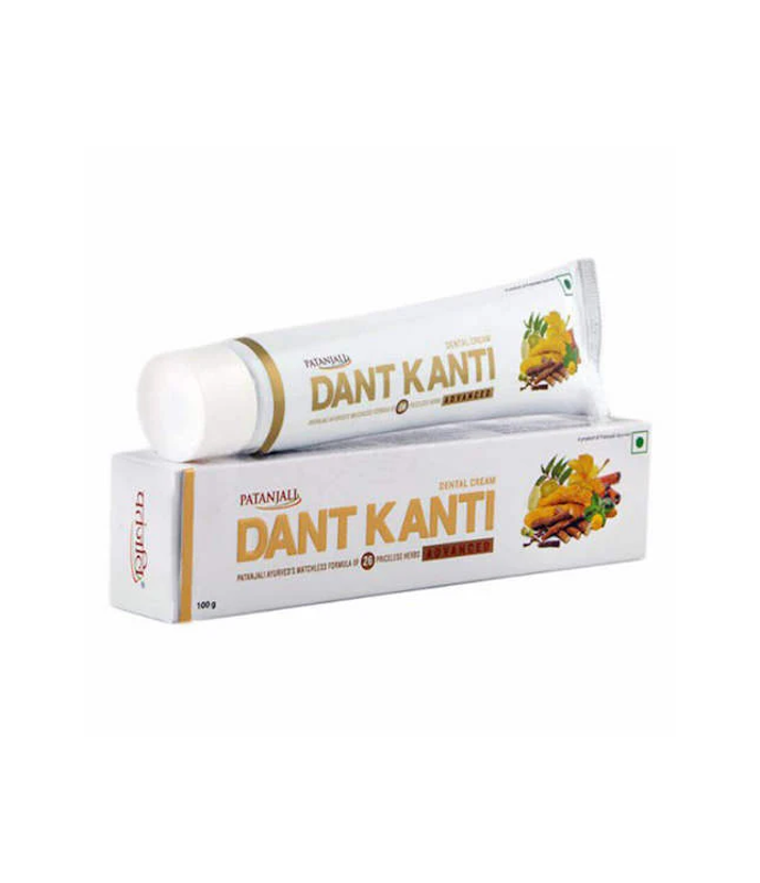 Buy Patanjali Dant Kanti Herbal Toothpaste 100g Online - WorldFoodHub