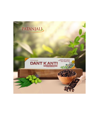 Buy Patanjali Dant Kanti Herbal Toothpaste 100g Online - WorldFoodHub