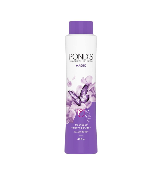 Ponds Magic Freshness Powder Jumbo Size 400g – Buy Online at WorldFoodHub for Long-Lasting Freshness and Oil Control.