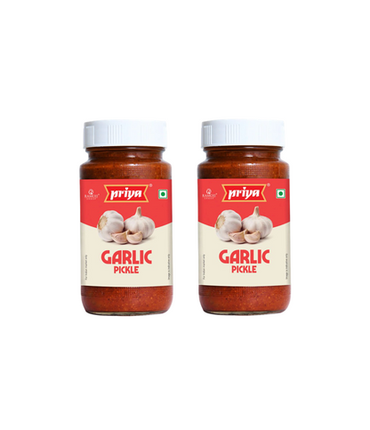 Buy Priya Garlic Pickle 300g Online | Authentic Indian Pickle | World Food Hub
