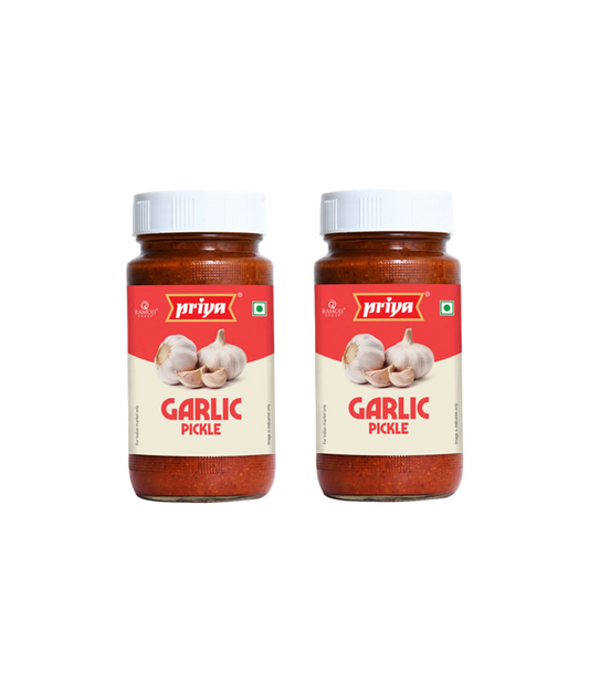 Buy Priya Garlic Pickle 300g Online | Authentic Indian Pickle | World Food Hub