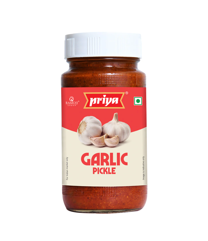 Buy Priya Garlic Pickle 300g Online | Authentic Indian Pickle | World Food Hub