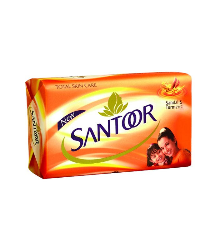 Santoor Orange Soap – Refreshing Skin Glow Bar Available at WorldFoodHub