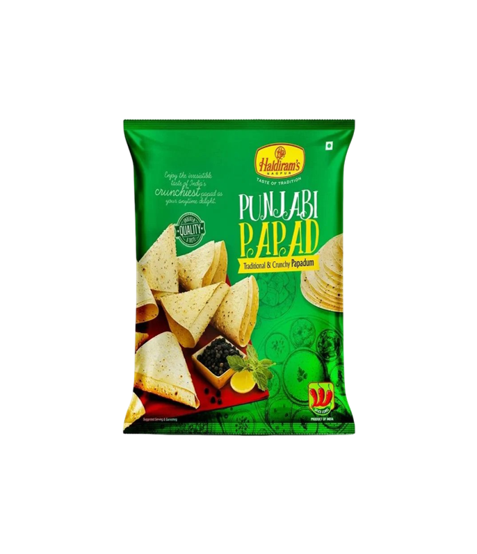 Worldfoodhub – Haldiram Punjabi Papad – Authentic Indian Crispy Snack