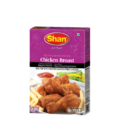 Shan Chicken Broast Masala 125g – Authentic Spice Mix for Flavorful Broast Chicken