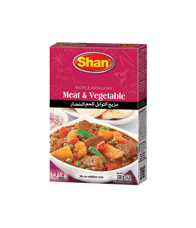 Shan Meat and Vegetable Masala - Authentic Spice Blend for Meat and Vegetable Dishes by WorldFoodHub