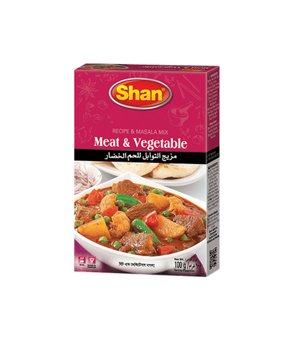 Shan Meat and Vegetable Masala - Authentic Spice Blend for Meat and Vegetable Dishes by WorldFoodHub