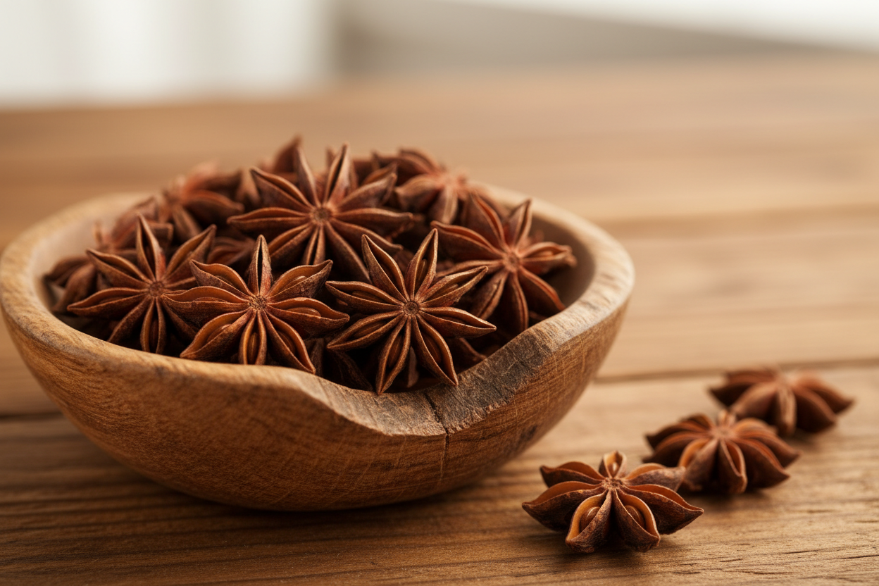 TRS Badian Star Aniseed, 100g - Available at Worldfoodhub for flavorful cooking and traditional dishes.