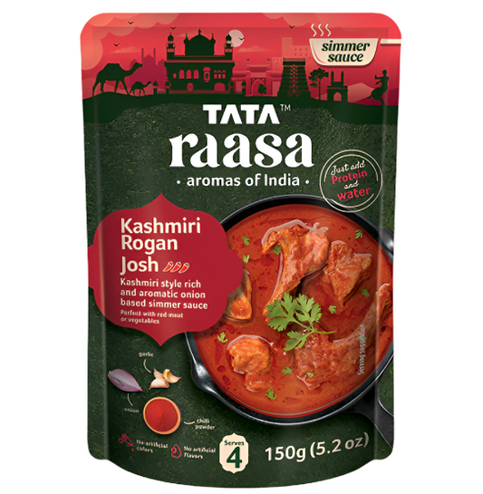 TATA Raasa RTE Rogan Josh Curry available at Worldfoodhub – Authentic Kashmiri delicacy in Europe