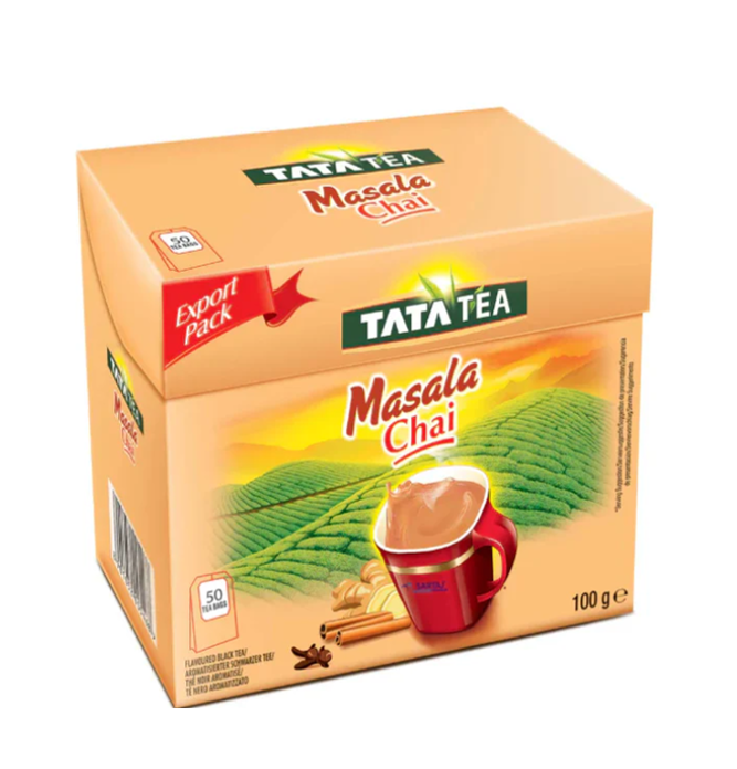 Buy Tata Tea Masala Chai Bags 50 – Authentic Indian Spiced Tea at WorldFoodHub