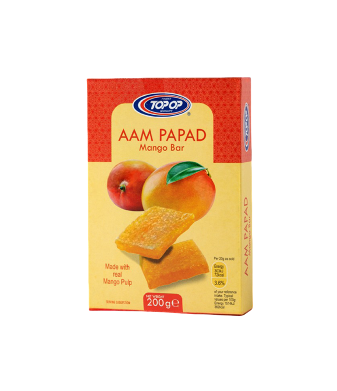 Topop Aam/Mango Papad 200g – Indian Mango Snack Available on Worldfoodhub
