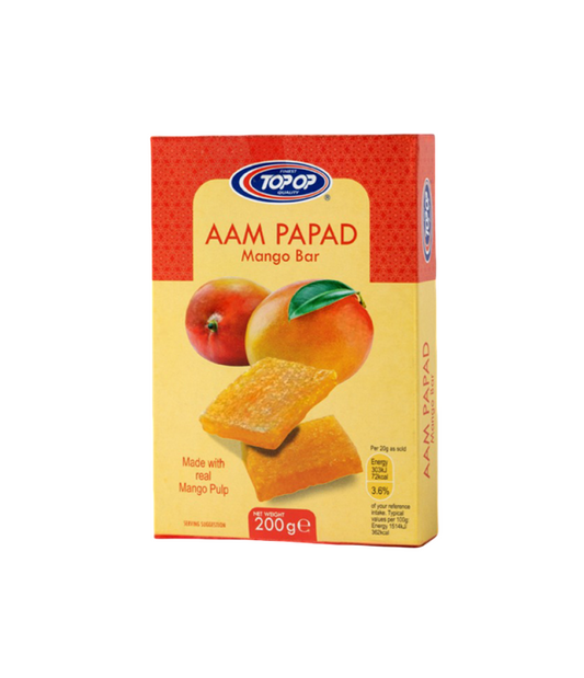 Topop Aam/Mango Papad 200g – Indian Mango Snack Available on Worldfoodhub