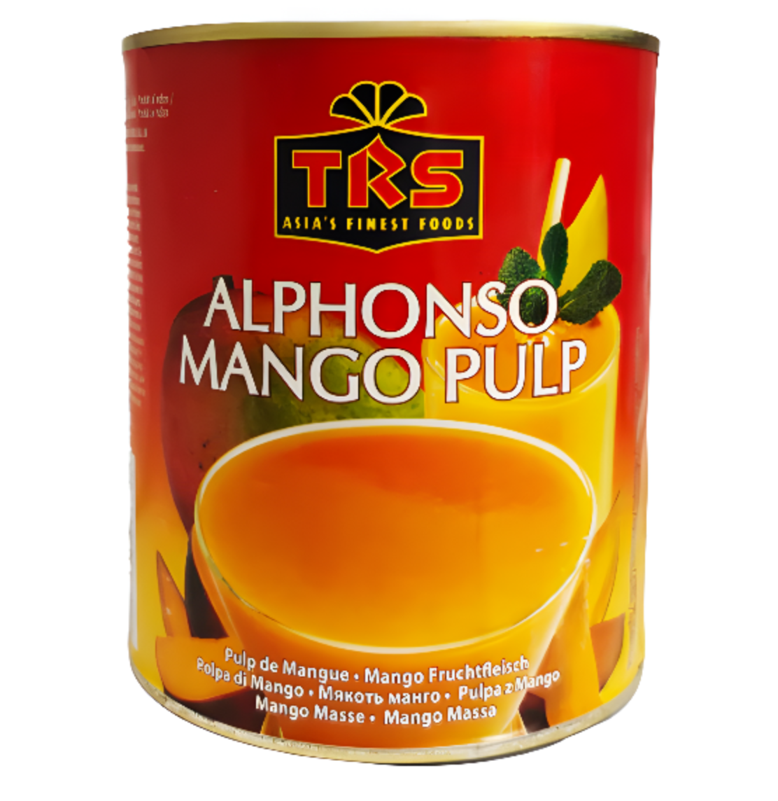 TRS Alphonso Mango Pulp 850g available at Worldfoodhub
