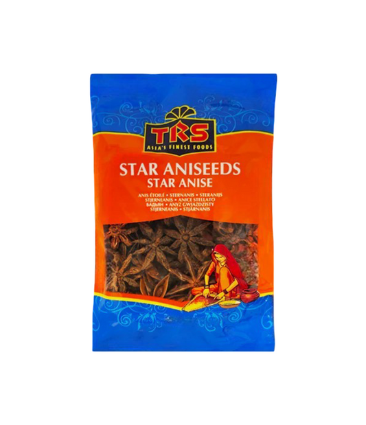 TRS Badian Star Aniseed, 100g - Available at Worldfoodhub for flavorful cooking and traditional dishes.