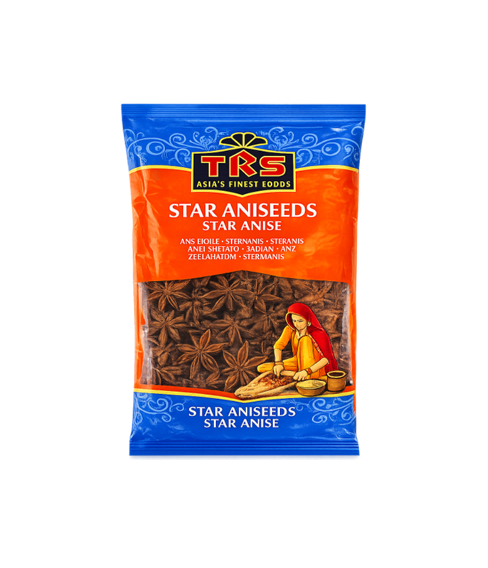 TRS Badian Star Aniseed, 100g - Available at Worldfoodhub for flavorful cooking and traditional dishes.