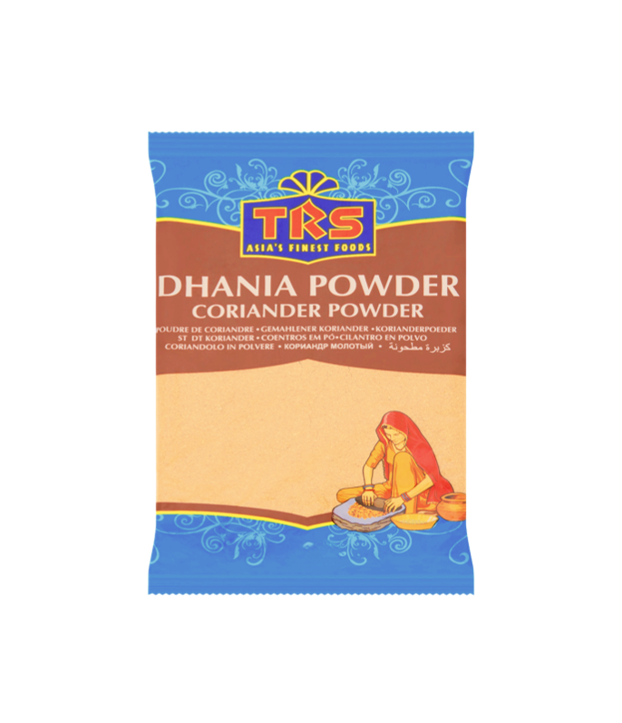 Premium TRS Dhania Coriander Powder - Fresh, Aromatic, and Nutrient-Rich Indian Spice at WorldFoodHub