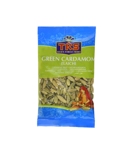 TRS Green Cardamom Pods Eliachi Fresh Aromatic - WorldFoodHub