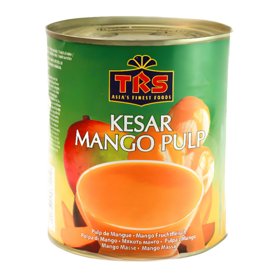 TRS Kesar Mango Pulp 850g - Pure Alphonso Mango