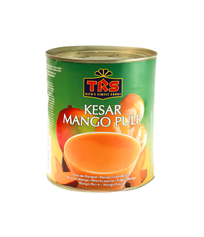 TRS Kesar Mango Pulp 850g - Pure Alphonso Mango
