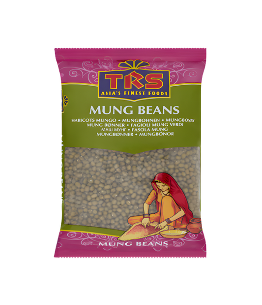 TRS Mung / Moong Beans Whole – High-quality whole green gram, perfect for dals and curries, available at Worldfoodhub.