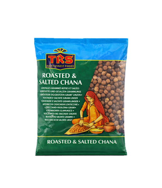 TRS Roasted Chana Plain Salted 500g available at Worldfoodhub, a healthy snack option