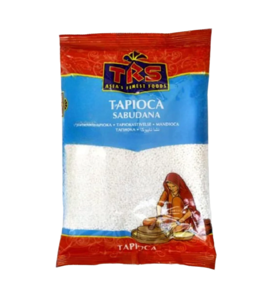 TRS Sabudana (Tapioca) – Premium gluten-free tapioca pearls available at Worldfoodhub, perfect for cooking Indian snacks and desserts.