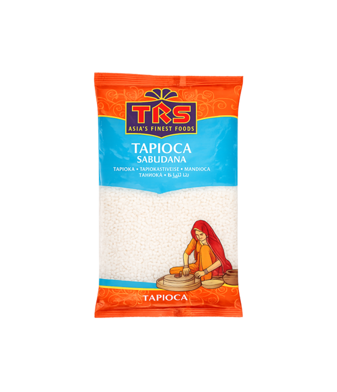 TRS Sabudana (Tapioca) – Premium gluten-free tapioca pearls available at Worldfoodhub, perfect for cooking Indian snacks and desserts.