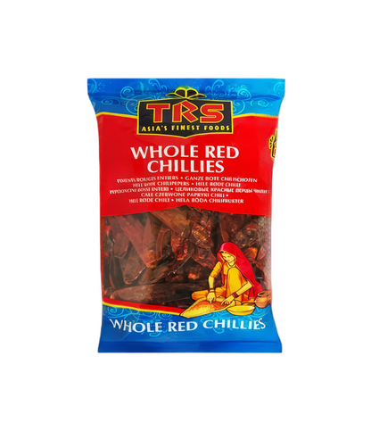 TRS Whole Red Chilli Long (Birdseye) 500g Pack – Extra Hot Dried Chillies at World Food Hub