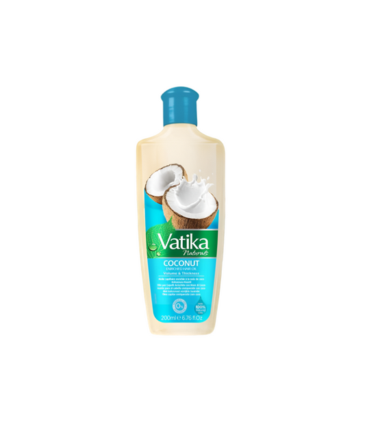 Vatika Coconut Hair Oil enriched with Indian spices – 200 ML bottle available at WorldFoodHub