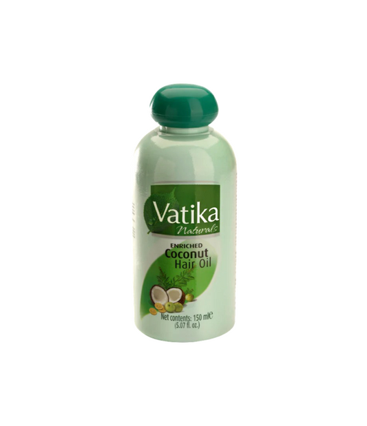 Vatika Enriched Coconut Hair Oil Bottle available at WorldFoodHub