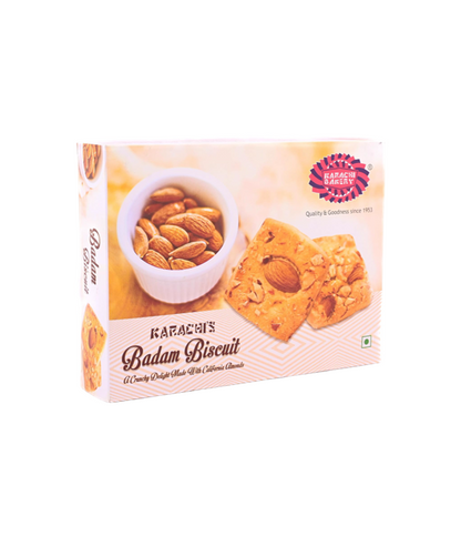 Karachi Bakery Vegan Almond Biscuits available at Worldfoodhub - Nutty and Vegan Snack from India
