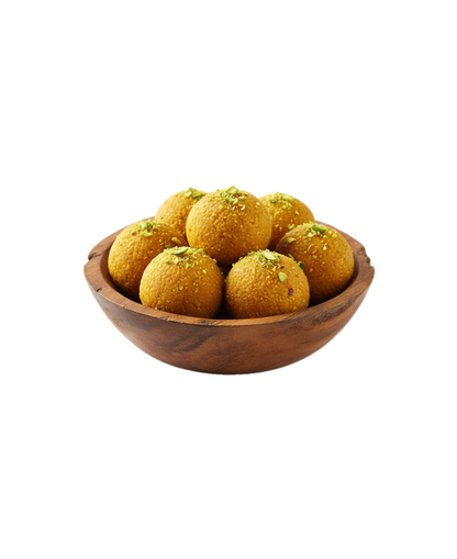 Premium Besan Ladoo Traditional Indian Gram Flour Sweet – Authentic Festive Mithai Available at Worldfoodhub Europe