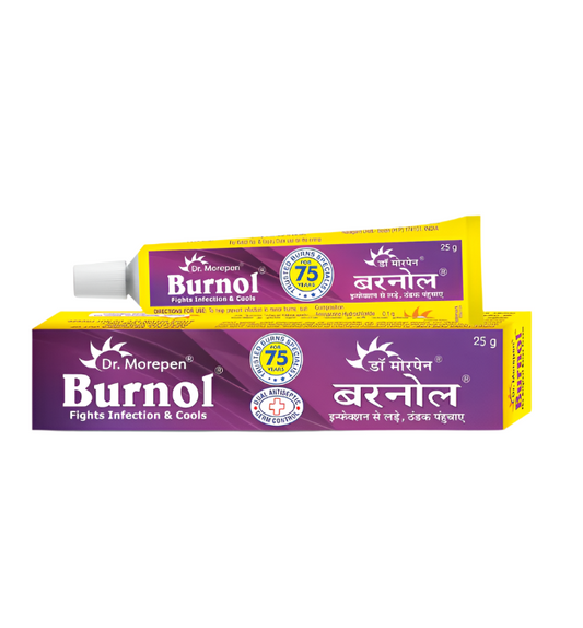 Dr. Morepen Burnol Cream 20g – Antiseptic Cream for Burns, Cuts & Wounds – WorldFoodHub