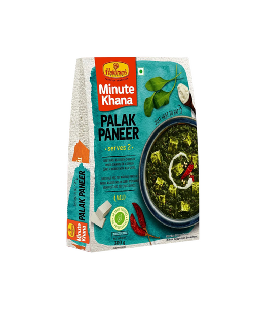 Buy Haldiram's RTE Palak Paneer Ready-to-Eat Meal at Worldfoodhub
