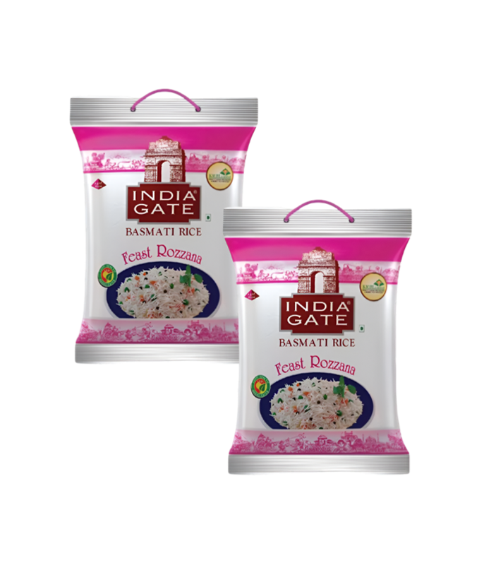 Premium India Gate Feast Rozana Everyday Basmati Rice for Global Cuisines