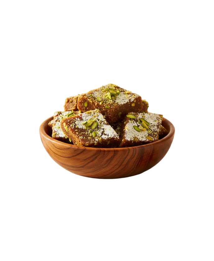 Premium Khajur Barfi Traditional Indian Date and Nut Sweet – Authentic Mithai Available at Worldfoodhub Europe
