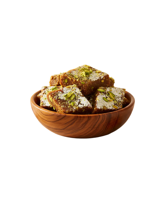 Premium Khajur Barfi Traditional Indian Date and Nut Sweet – Authentic Mithai Available at Worldfoodhub Europe