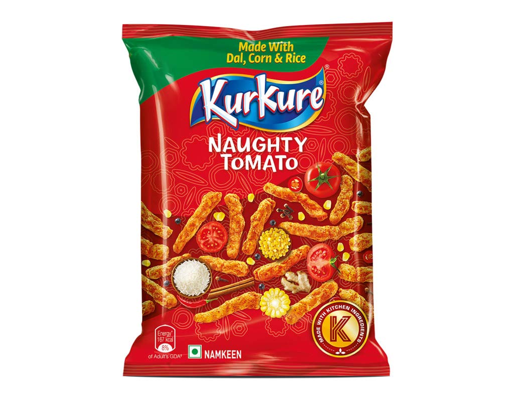 Kurkure Naughty Tomato 75g - Crispy Tomato-Flavored Snack from India | World Food Hub
