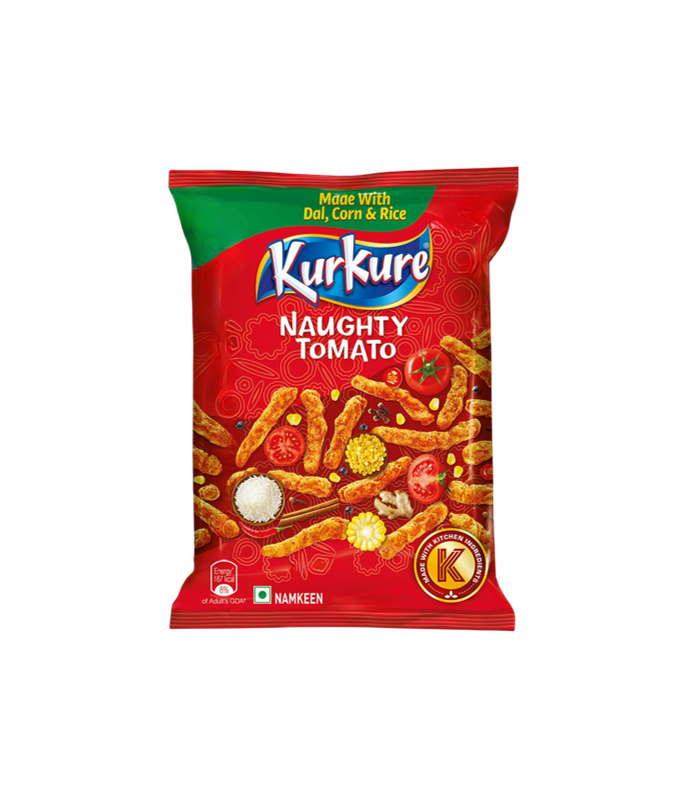 Kurkure Naughty Tomato 75g - Crispy Tomato-Flavored Snack from India | World Food Hub