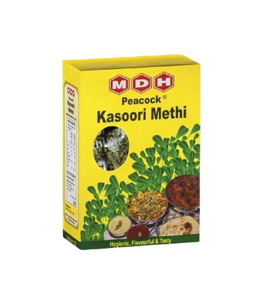 MDH Kasoori Methi 100g - Premium Dried Fenugreek Leaves for Authentic Indian Cooking | Worldfoodhub