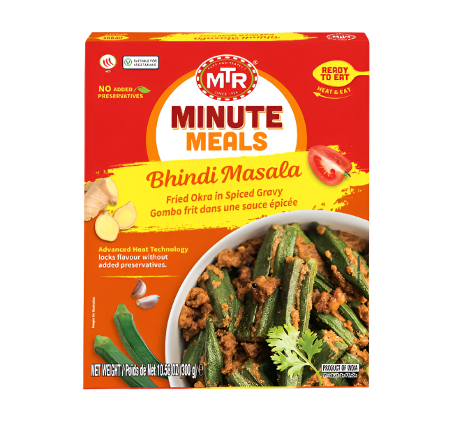 MTR Bhindi Masala 300g Ready-to-Eat Indian Okra Curry – Available at World Food Hub
