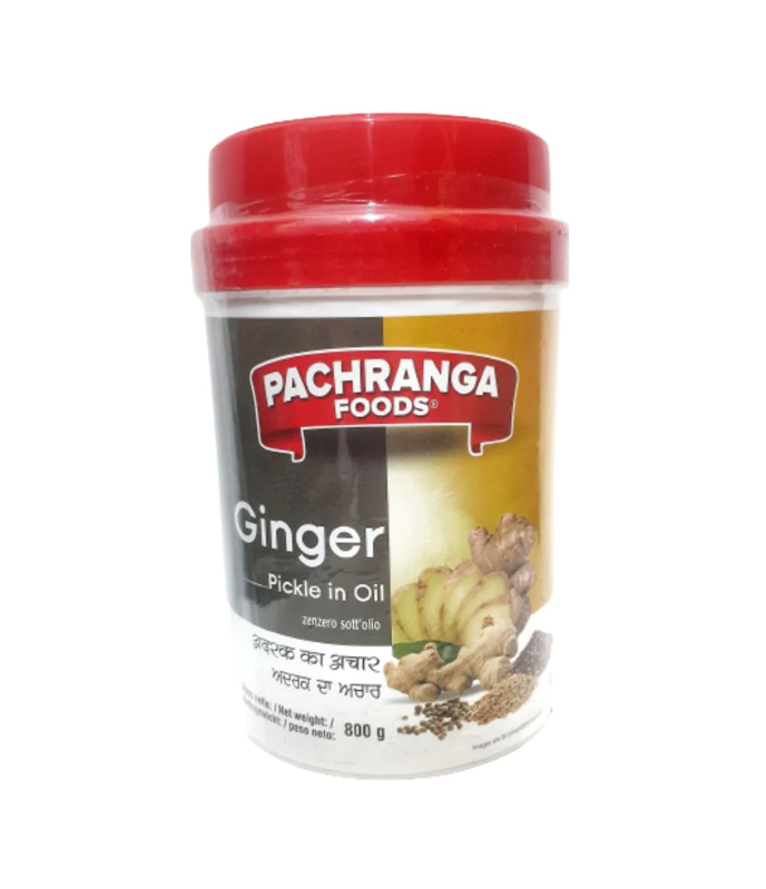Pachranga Ginger Pickle in Oil - 800g available at Worldfoodhub. Authentic Indian pickle with rich flavors, perfect for enhancing meals.