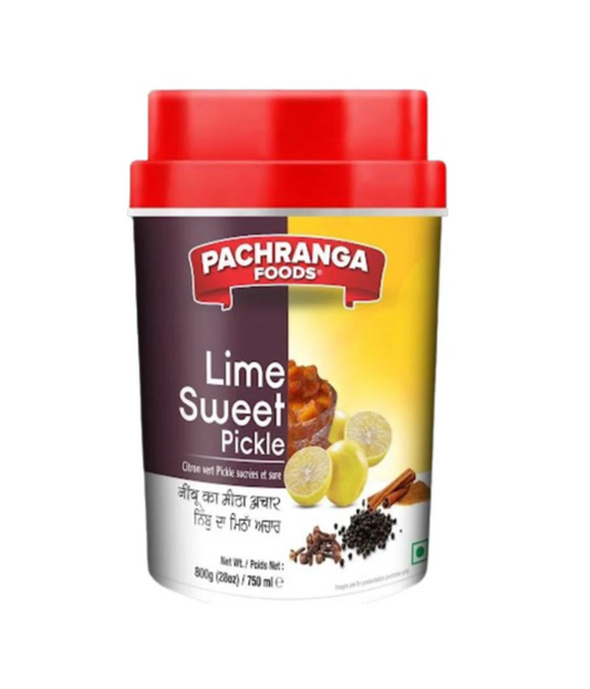 Buy Pachranga Lime Sweet Pickle 800gm Online | Authentic Indian Pickle at WorldFoodHub